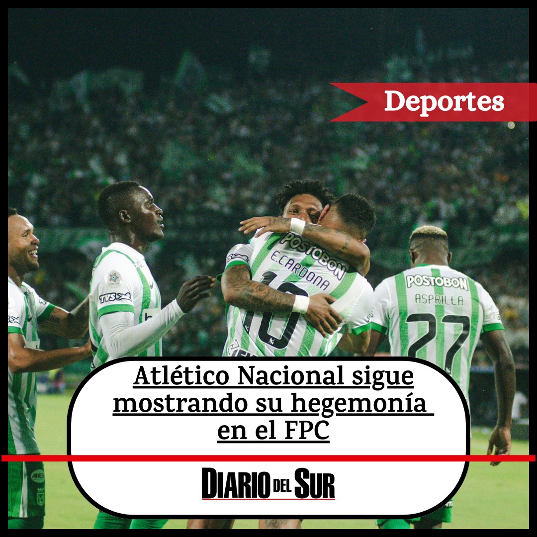 🏆 #NuevoRécord para #AtléticoNacional: El club antioqueño llegó a 500 victorias en torneos cortos, convirtiéndose en el primer equipo en alcanzar esta histórica marca en el FPC. #FútbolColombiano #Nariño #Pasto 
Info👉diariodelsur.com.co/atletico-nacio…