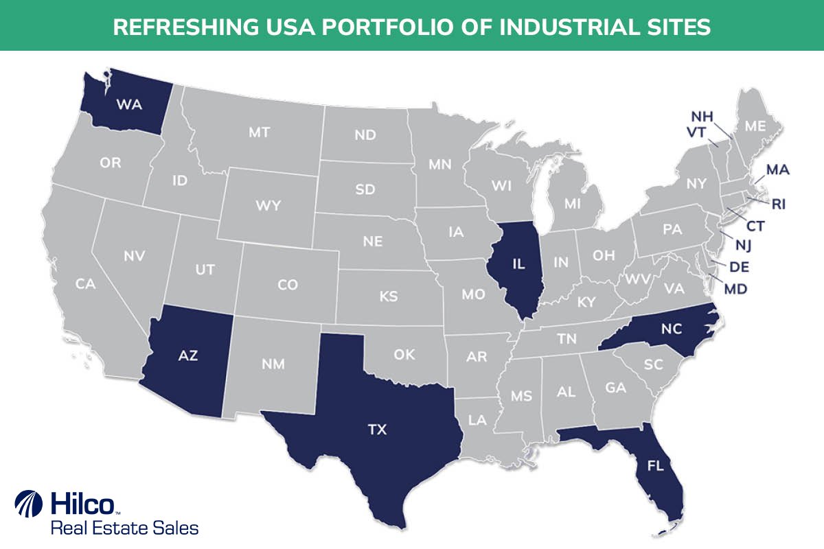 HilcoRealEstate's tweet photo. #Bankruptcy Petition No. 24-01863-11 

#HRE announces this industrial portfolio of 14 sites ranging across the country, from WA to FL! The sites are being offered individually or in any combination. Learn more at https://t.co/4BMk45yYC4. 

#hilcorealestate #portfoliosale https://t.co/1mBwCyeBLq