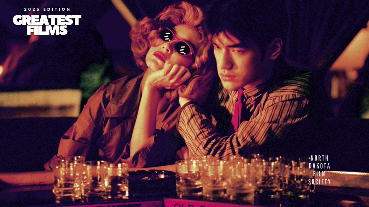#GreatestFilms | No. 9

Chungking Express (1994)
Dir. Wong Kar-Wai

FULL LIST: northdakotafilmsociety.com/greatest-films…