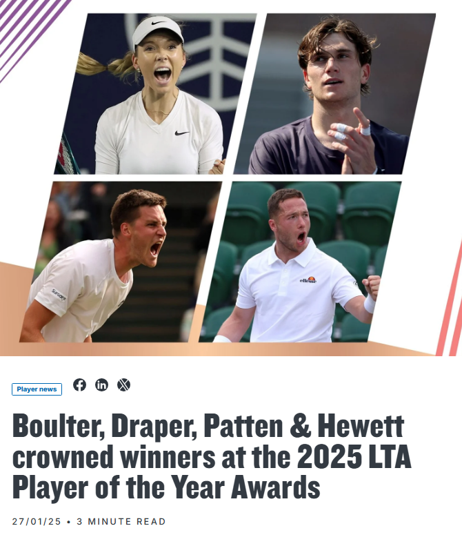 ReedsAlumni's tweet photo. Congratulations @jackdraper0 (Br20) from your fellow @ReedsAlumni, recognition so rightly deserved 👏👏👏

#playeroftheyear
#LTA 
#hifive https://t.co/9uHqzxs6hT