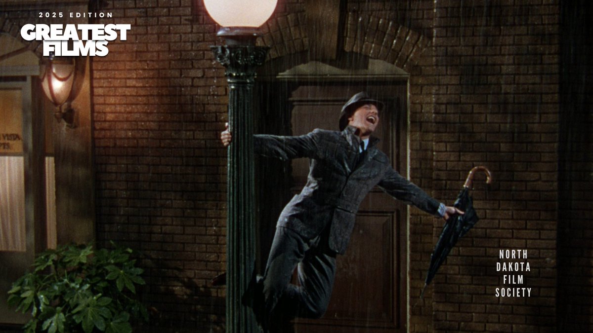 #GreatestFilms | No. 2

Singin’ in the Rain (1952)
Dir. Stanley Donen, Gene Kelly

FULL LIST: northdakotafilmsociety.com/greatest-films…