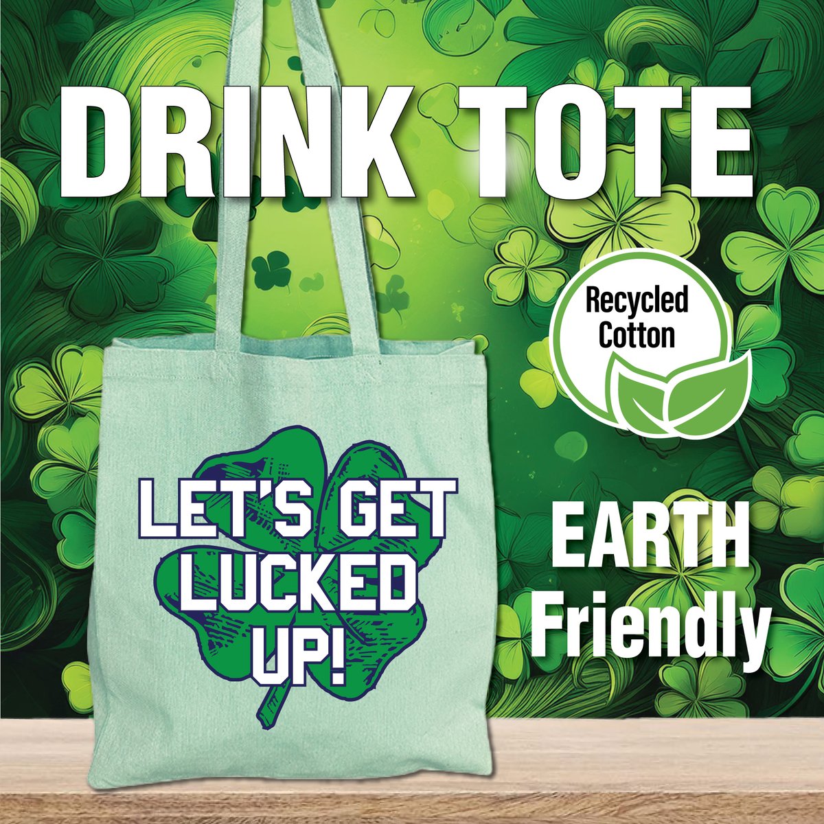 LabelStopInc's tweet photo. Let's Get LUCKED up Drink Bag / Everything carry bag / Irish St. Patrick's Day BYO / Holiday Favorite / Earth Friendly / Green 4 Leaf Clover https://t.co/lPlmSioj3n via @Etsy https://t.co/y7tnJzphuE