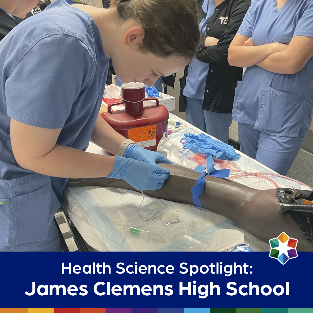 Read how Health Sciences Teacher Ashley Steinert is training students to become #healthcareheroes. 🩺💉🏥 
🔗 bit.ly/4bIpbPW