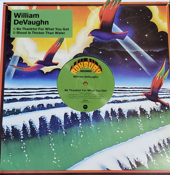 MVC38829108's tweet image. New arrival: William Devaughn - Be Thankful For What You Got (12" Vinyl) #WilliamDevaughn #BeThankfulForWhatYouGot #vinyl #cds