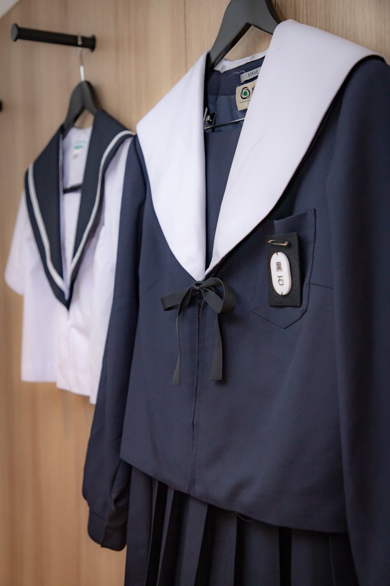 名古屋襟の白襟カバーのセーラー服好きすぎ定期