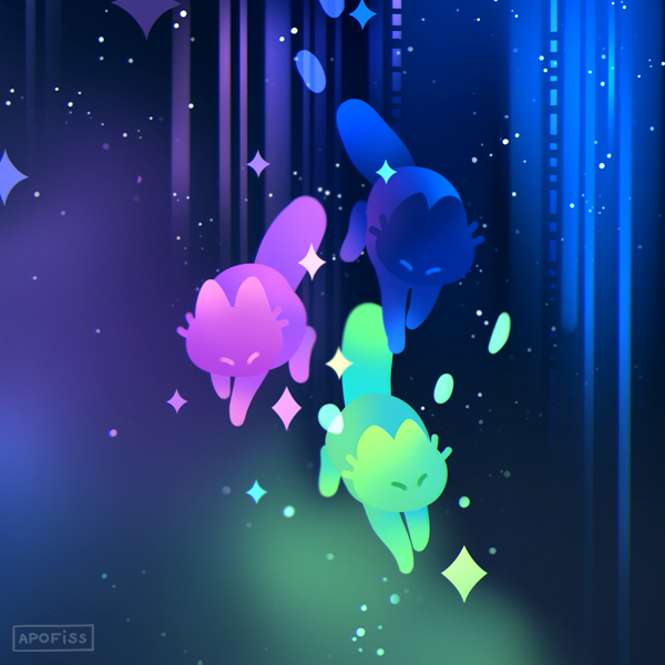 More mini star cats from previous years!✨⊹ . ˵- ⩊ -˵