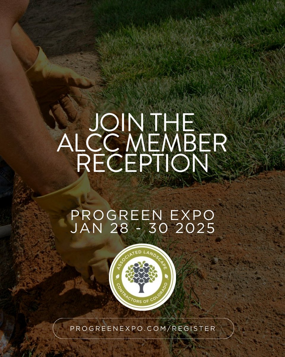 Unwind with cocktails, heavy appetizers, and great networking after a full day at ProGreen -  just bring your registration badge! Open to all green industry professionals.

Wed, January 29th, 4:00 pm - 6:00 pm

Wright Room; 535 16th St Mall #240

Sponsored by <a href="/COGreenNOW/">ALCC</a>