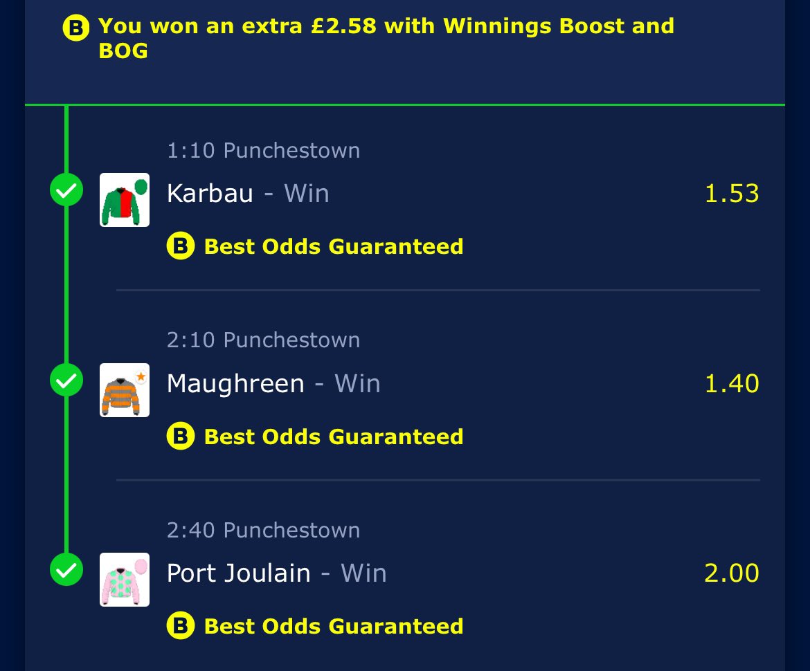 Lubypot's tweet image. Cheeky #williemullins treble #masterofirelamd #bitoffun #profit #happymonday #mullins #townend #boooooooommmmm🐎🐎🐎🐎🐎