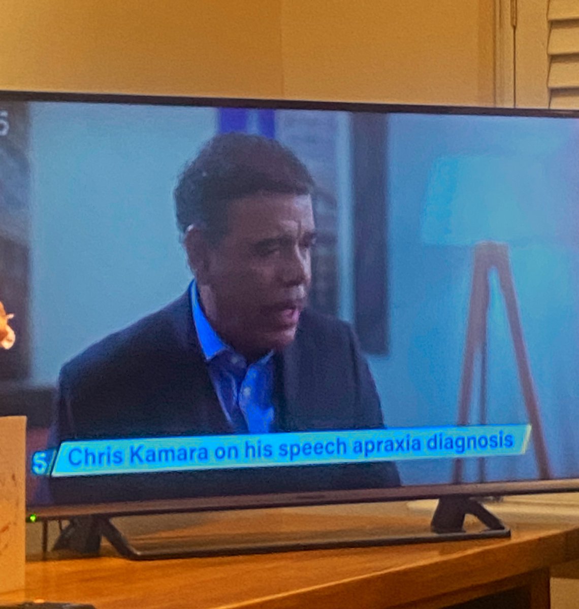 Phoebe SLT (@phoebehedley) on Twitter photo Amazing to see <a href="/chris_kammy/">Chris Kamara</a> spreading the word about #ApraxiaofSpeech
Such an amazing role model for people also newly diagnosed with this. I often speak of Kammy to newly diagnosed clients so they are able to pinpoint their own diagnosis and journey onto a familiar face. Amazing to see <a href="/chris_kammy/">Chris Kamara</a> spreading the word about #ApraxiaofSpeech
Such an amazing role model for people also newly diagnosed with this. I often speak of Kammy to newly diagnosed clients so they are able to pinpoint their own diagnosis and journey onto a familiar face.