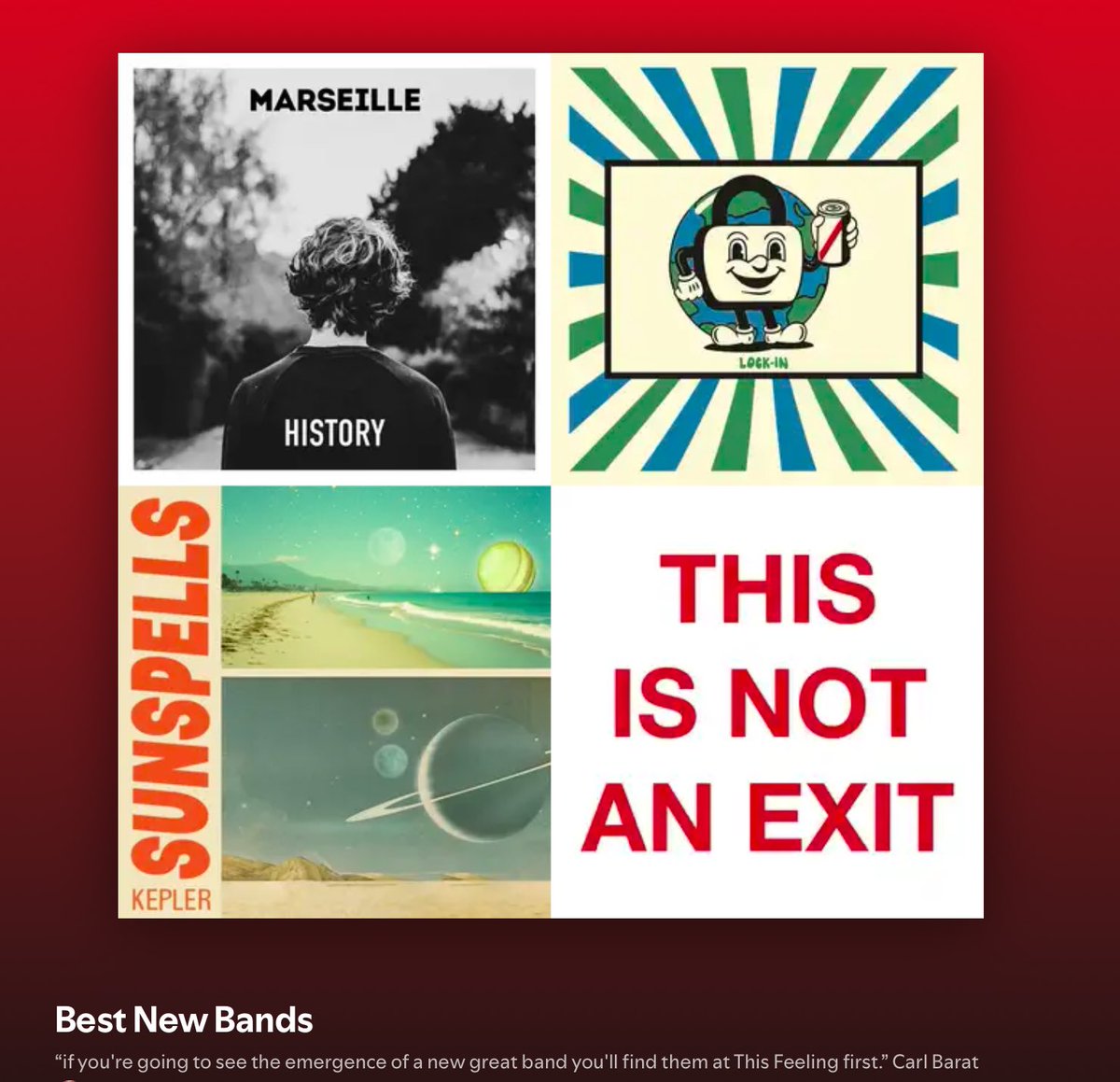 This Feeling (@this_feeling) on Twitter photo Best New Bands playlist adds 02/2025 ๐ธ๐ฅ
<a href="/marseilleband/">Marseille</a>
<a href="/Lockin_Band/">LOCK-IN</a>
<a href="/thebackfires/">The Backfires</a>
<a href="/fright_years/">FRIGHT YEARS</a>
<a href="/The_UVs_/">The Ultra Violets</a> & lots more!
๐ open.spotify.com/playlist/3ku8Lโฆ Best New Bands playlist adds 02/2025 ๐ธ๐ฅ
<a href="/marseilleband/">Marseille</a>
<a href="/Lockin_Band/">LOCK-IN</a>
<a href="/thebackfires/">The Backfires</a>
<a href="/fright_years/">FRIGHT YEARS</a>
<a href="/The_UVs_/">The Ultra Violets</a> & lots more!
๐ open.spotify.com/playlist/3ku8Lโฆ