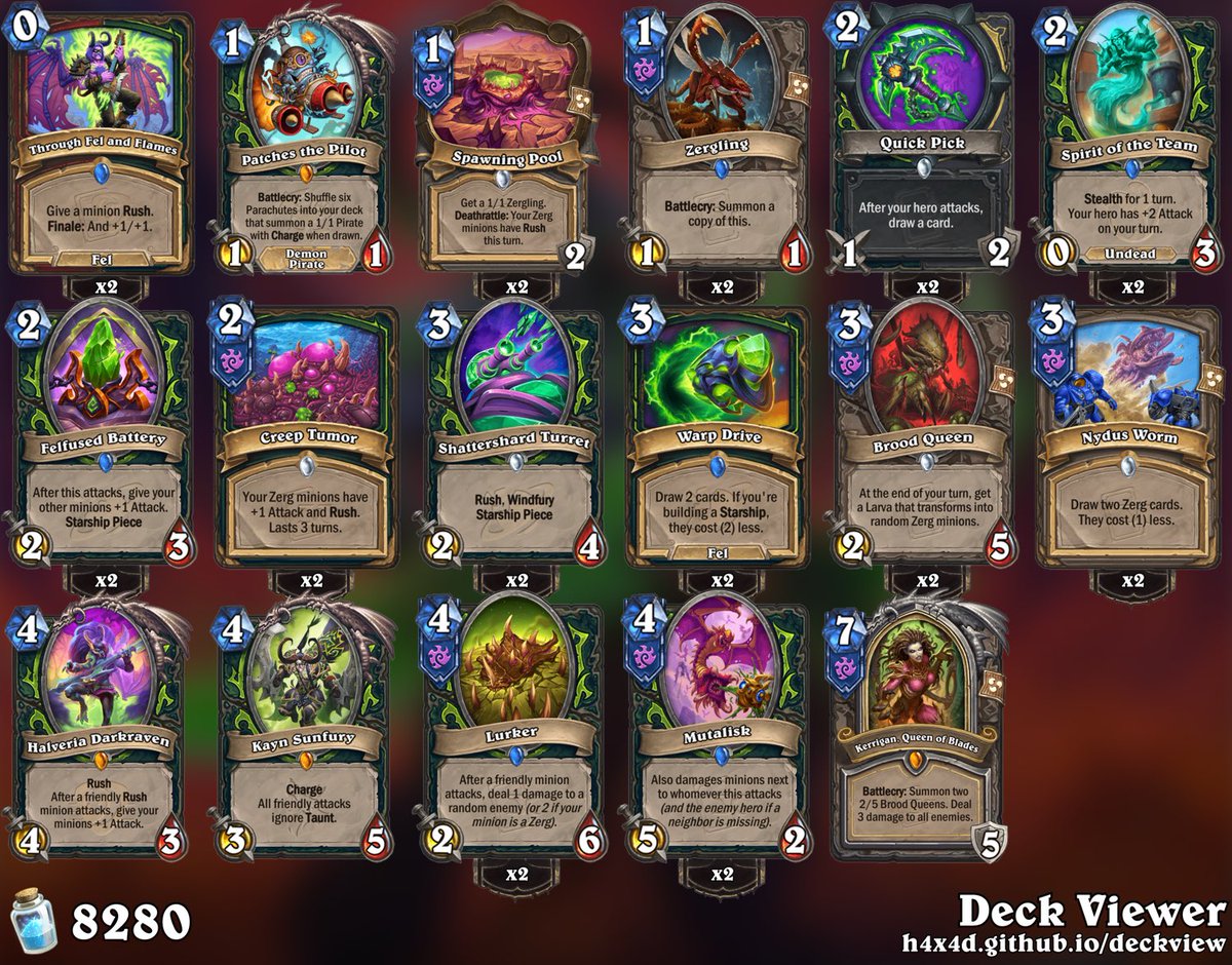Pnamu's tweet photo. Space Zerg DH

I don't know why I went legendary, but it's not bad

AAECAamLBwTn9QWongb8wAbO8QYN5OQF7p4G7Z8Go9wGnd0GweoGn/EGwvEG3vEG4/EG5fEGqPcGiPgGAAA= https://t.co/k8GlXUGYsq