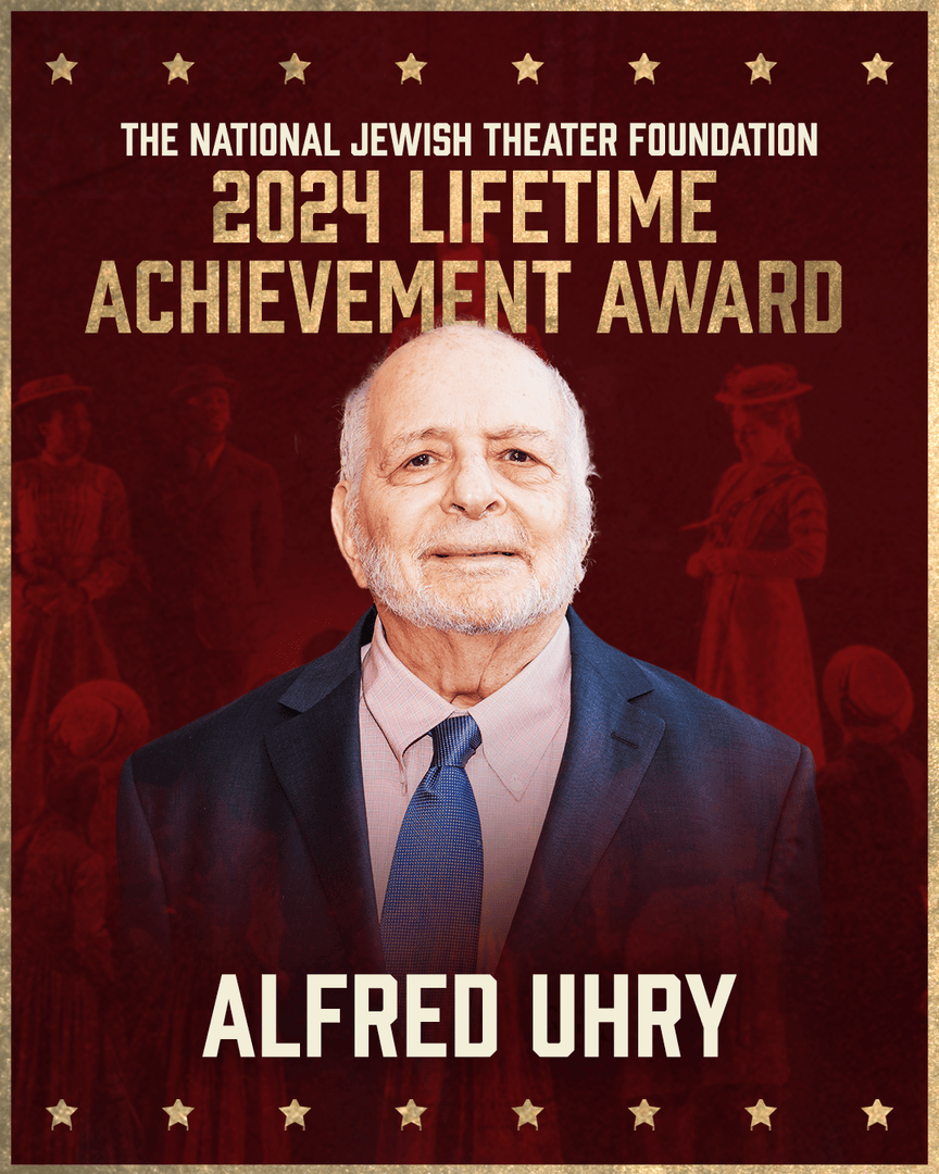 paradebway's tweet photo. Please join us in congratulating Parade's book writer Alfred Uhry on receiving the 2024 Lifetime Achievement Award from The National Jewish Theater Foundation. https://t.co/rwu0wVqrwX