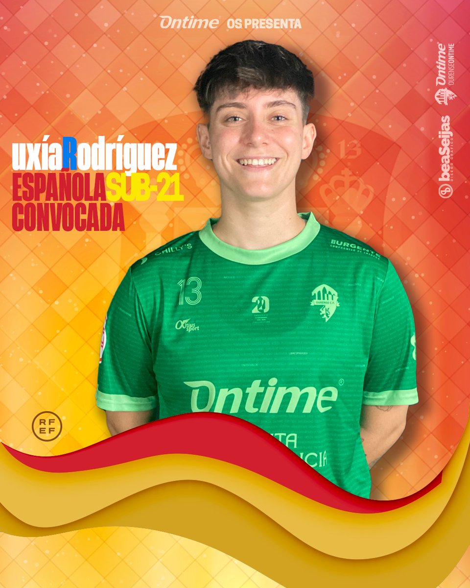 🇪🇸 SEL. ESPAÑOLA SUB-21 // UXÍA <a href="/uxiary_13/">uxiary_13</a>
CONVOCADA

Enhorabuena Uxi. Más que merecido.

Trabajo desde la base, duro, día a día.

Felicidades!!!

🚀💙🇪🇸 #imosOlio 
#seEspañola #oNosoValor #aForzaDoLobo