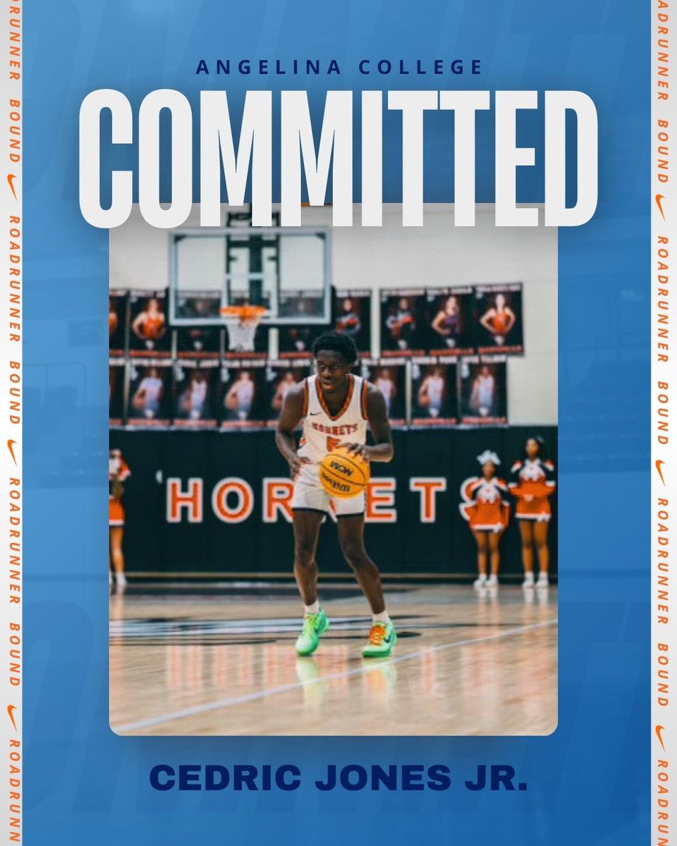 angelinahoops's tweet photo. Welcome to Roadrunner Nation Cedric Jones Jr. !! #RunEm https://t.co/udrq6tzfrm