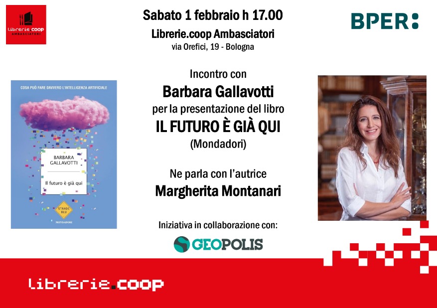 Geopolis (@geopolis_online) on Twitter photo ๐ โ๏ธ Presentazione del libro "๐๐ ๐๐จ๐ง๐จ๐ฅ๐ข ๐ฬ ๐๐๐ฬ ๐ค๐จ๐", di ๐๐ฎ๐ฟ๐ฏ๐ฎ๐ฟ๐ฎ ๐๐ฎ๐น๐น๐ฎ๐๐ผ๐๐๐ถ (Mondadori)
โก๏ธ ๐ฆ๐ฎ๐ฏ๐ฎ๐๐ผ ๐ญ ๐ณ๐ฒ๐ฏ๐ฏ๐ฟ๐ฎ๐ถ๐ผ ๐ฎ๐น๐น๐ฒ ๐ญ๐ณ.๐ฌ๐ฌ
๐ Libreria Coop Ambasciatori - Via Orefici 19 - Bologna ๐ โ๏ธ Presentazione del libro "๐๐ ๐๐จ๐ง๐จ๐ฅ๐ข ๐ฬ ๐๐๐ฬ ๐ค๐จ๐", di ๐๐ฎ๐ฟ๐ฏ๐ฎ๐ฟ๐ฎ ๐๐ฎ๐น๐น๐ฎ๐๐ผ๐๐๐ถ (Mondadori)
โก๏ธ ๐ฆ๐ฎ๐ฏ๐ฎ๐๐ผ ๐ญ ๐ณ๐ฒ๐ฏ๐ฏ๐ฟ๐ฎ๐ถ๐ผ ๐ฎ๐น๐น๐ฒ ๐ญ๐ณ.๐ฌ๐ฌ
๐ Libreria Coop Ambasciatori - Via Orefici 19 - Bologna