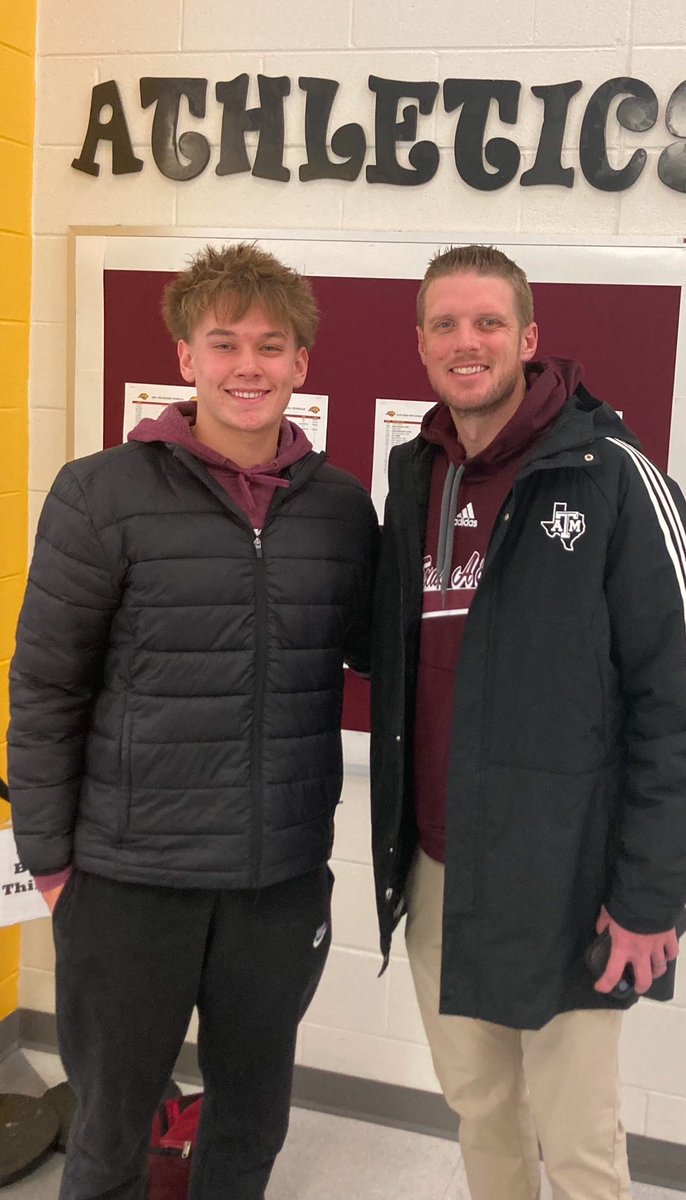 Cam O’Hara QB 2026 ✞ (@cameronohara15) on Twitter photo Appreciate <a href="/CK_KleinCollin/">Collin Klein</a> <a href="/AggieFootball/">Texas A&M Football</a> for stopping in today <a href="/CooperFootball/">Cooper Football</a> to visit me!
#GoJags Appreciate <a href="/CK_KleinCollin/">Collin Klein</a> <a href="/AggieFootball/">Texas A&M Football</a> for stopping in today <a href="/CooperFootball/">Cooper Football</a> to visit me!
#GoJags