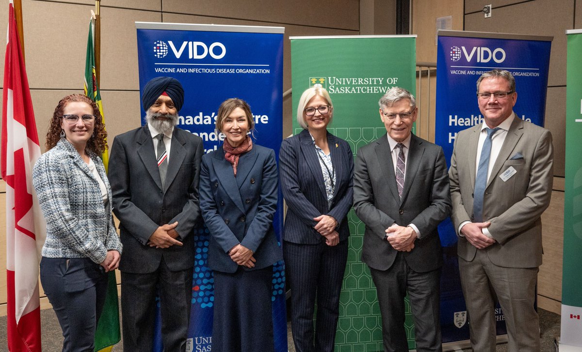 VIDO (@vidointervac) on Twitter photo 📢 VIDO at USask awarded $24M to spearhead pandemic preparedness research
Read the full release: vido.org/news/new-24-mi…
@CEPIVaccines <a href="/USaskResearch/">University of Saskatchewan Research</a> @VPRUSask <a href="/PrairiesCanEN/">Prairies Economic Development Canada</a> <a href="/CanadaDev/">Development Canada</a> @USask <a href="/InnovationSask/">Innovation Sask</a> <a href="/SKGov/">Government of Saskatchewan</a> 📢 VIDO at USask awarded $24M to spearhead pandemic preparedness research
Read the full release: vido.org/news/new-24-mi…
@CEPIVaccines <a href="/USaskResearch/">University of Saskatchewan Research</a> @VPRUSask <a href="/PrairiesCanEN/">Prairies Economic Development Canada</a> <a href="/CanadaDev/">Development Canada</a> @USask <a href="/InnovationSask/">Innovation Sask</a> <a href="/SKGov/">Government of Saskatchewan</a>