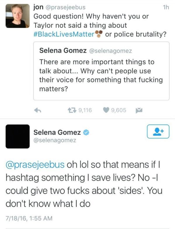 exposingSMGnBB's tweet photo. A pattern of Selena Gomez’s problematic behavior (Thread) https://t.co/71xdwhrfVE