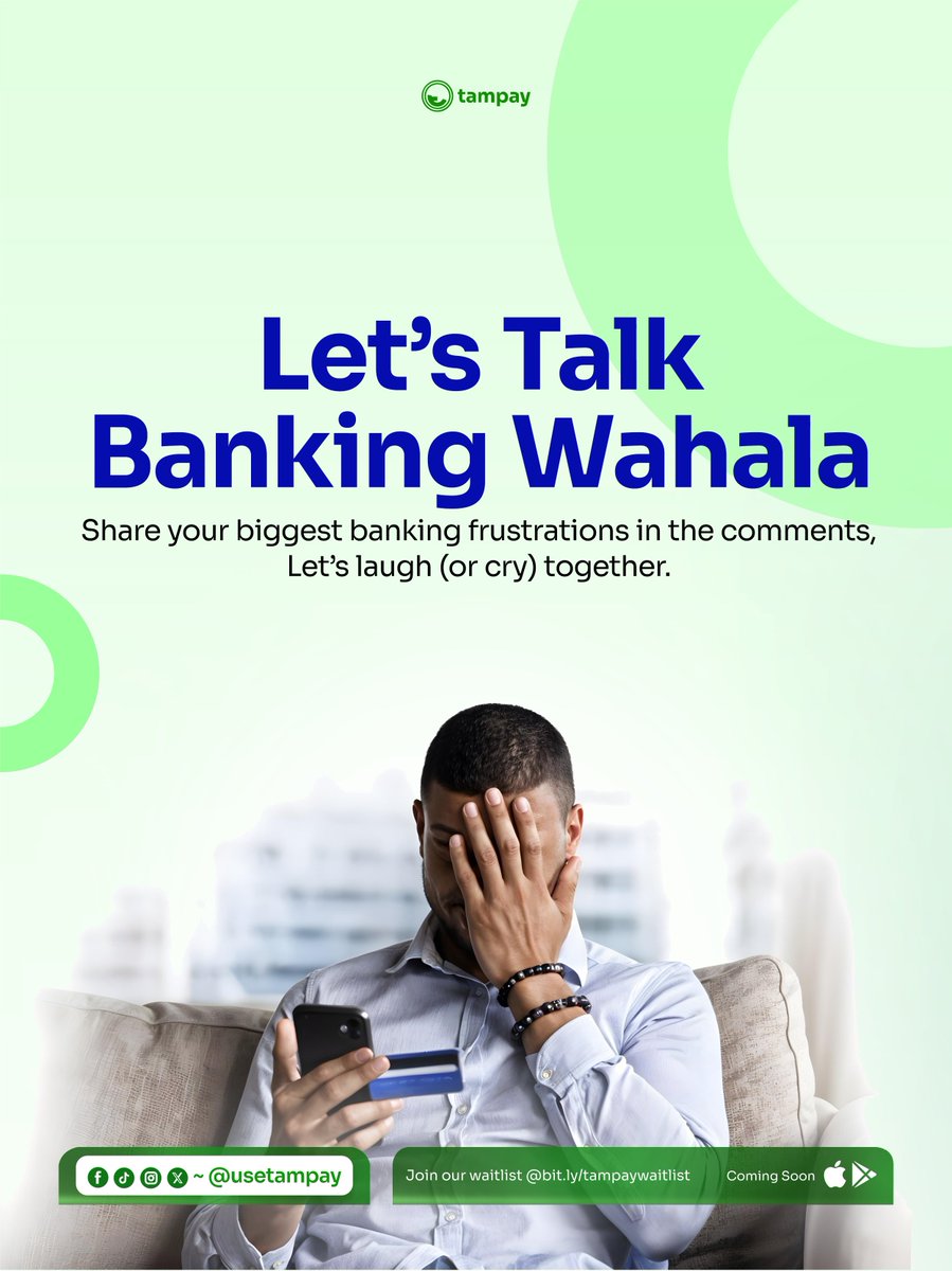 usetampay's tweet photo. We know you have a story, spill the tea in the comments, let’s laugh (or cry) together. 👇🏾

#tampay #fintech #banking https://t.co/ZMIKQugOXL