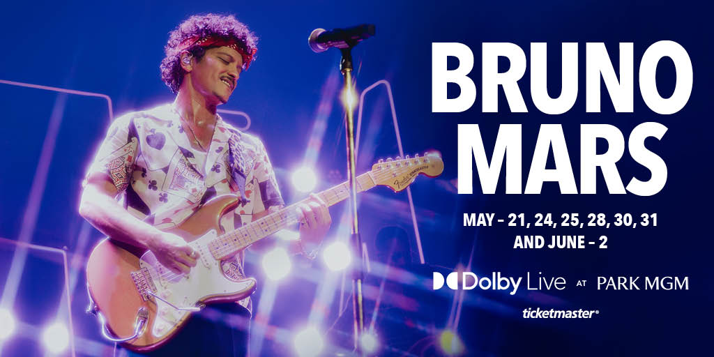 Get ready to Treasure the night of your life—@brunomars returns to #dolbylive this May ✨
Exclusive VIP Package presale available Tuesday, January 28 featuring premium seating and unforgettable upgrades.
Tickets on sale Friday, January 31 at 10 AM: mgm.parkmgm.com/amceq9r3