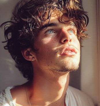 I think my lover is from 
the mars

Red drifting in his veins
Making my soul 
blush in pink

But wait he is more
A fearless sword that
could cut a mountain 
into parts

I want to be lost in his 
greek-golden curls
Please don't wake me up, please.

#poetry