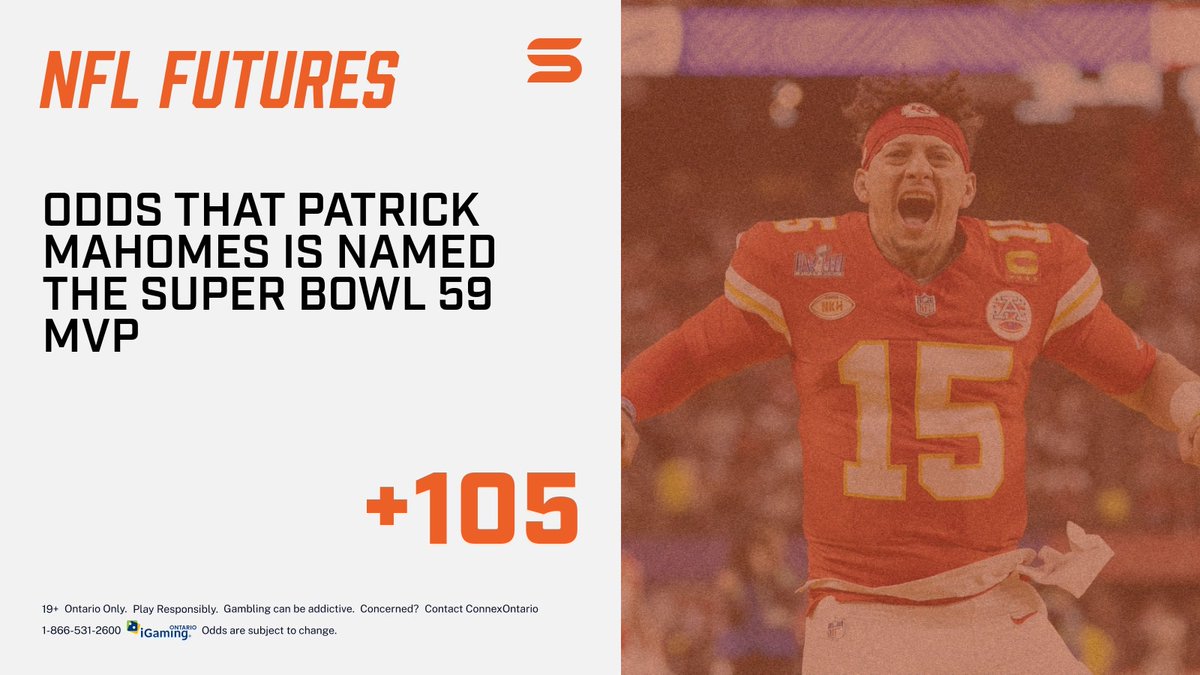 SIASport's tweet image. Will Patrick Mahomes be named the MVP of #SuperBowlLVII? 🤔🏈

Place your bets 👉 tinyurl.com/bcdw4fdk

#ChiefsKingdom