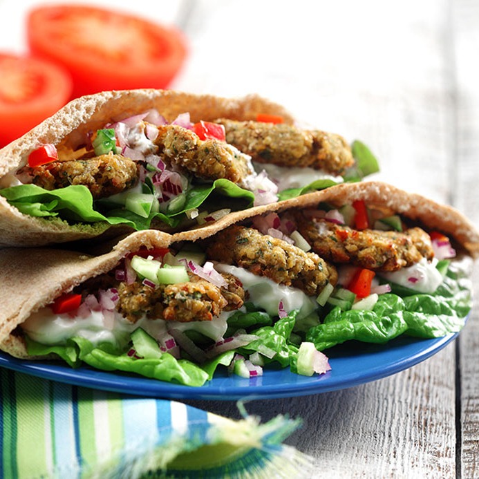 Craving falafel? 🌱 Try this twist on the classic! Instead of frying, brush them with canola oil and roast at high heat for a perfectly crisp exterior. Delicious, healthier, and so easy to make! Who's ready to give it a try? 🍴

s.mtrbio.com/cstnnukfty