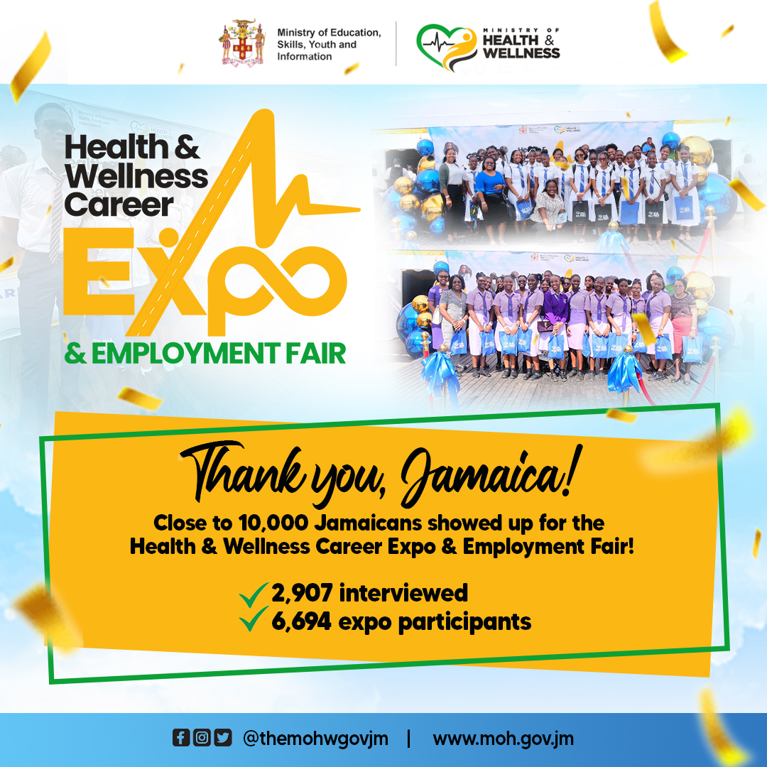 themohwgovjm's tweet image. Heartfelt gratitude to all who attended &amp;amp; participated in the Ministry's Career Expo &amp;amp; Employment Fair! 🌟

Your support helped us reach close to 10,000 participants, creating opportunities &amp;amp; inspiring futures.

Together, we're shaping a healthier tomorrow. 🙌