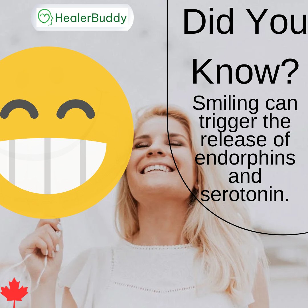 healerbuddy's tweet image. Unleash the power of smiling! Smiling is more than just a facial expression - it's a powerful tool that can transform your brain, body &amp;amp; mind! Just smile &amp;amp; see how it improves your mental health! #SmilingIsContagious #TherapyForWellness #MentalHealthAwareness #HealerBuddy