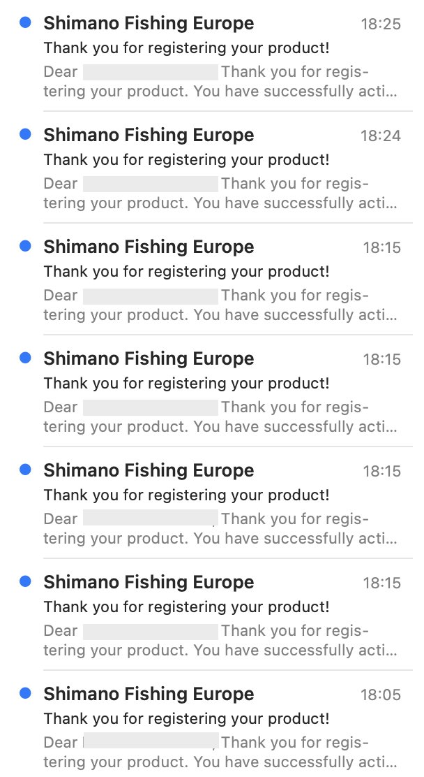 Is this the #phishing mails everybody is talking about? <a href="/Shimano_Fishing/">Shimano_Fishing</a>