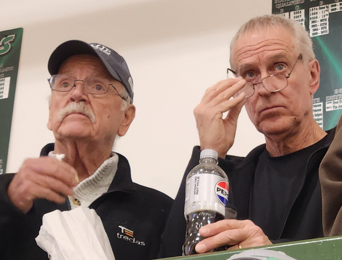 What an honor to have Coach Bose and Coach Hrabik in the gym Saturday night for our win over Plattsmouth. Two Rocket legends who have a lasting impact on the program.