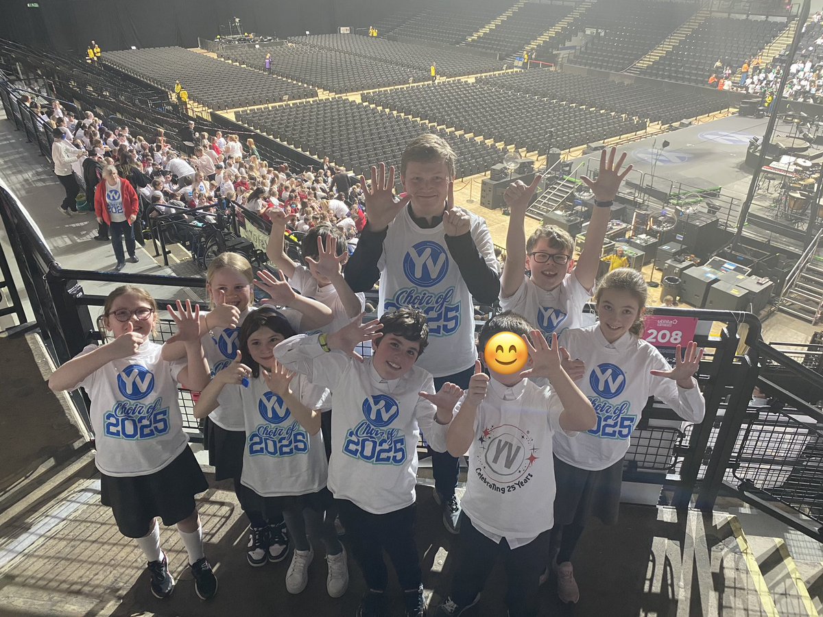 Years 3-6 at <a href="/SheffieldArena/">Utilita Arena Sheffield 💙</a> for <a href="/YVconcerts/">Young Voices</a>