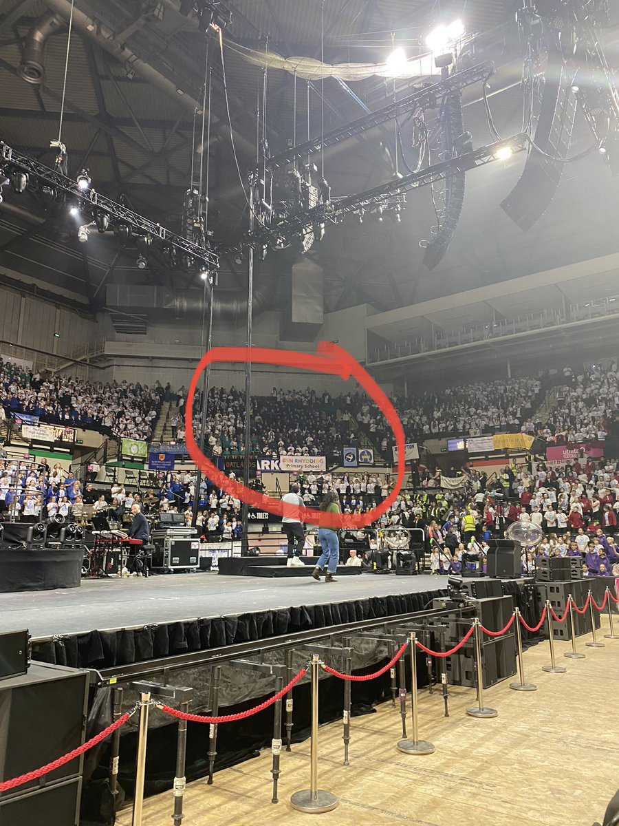 For any <a href="/YVconcerts/">Young Voices</a> parents. We are here (photo taken from your seats)