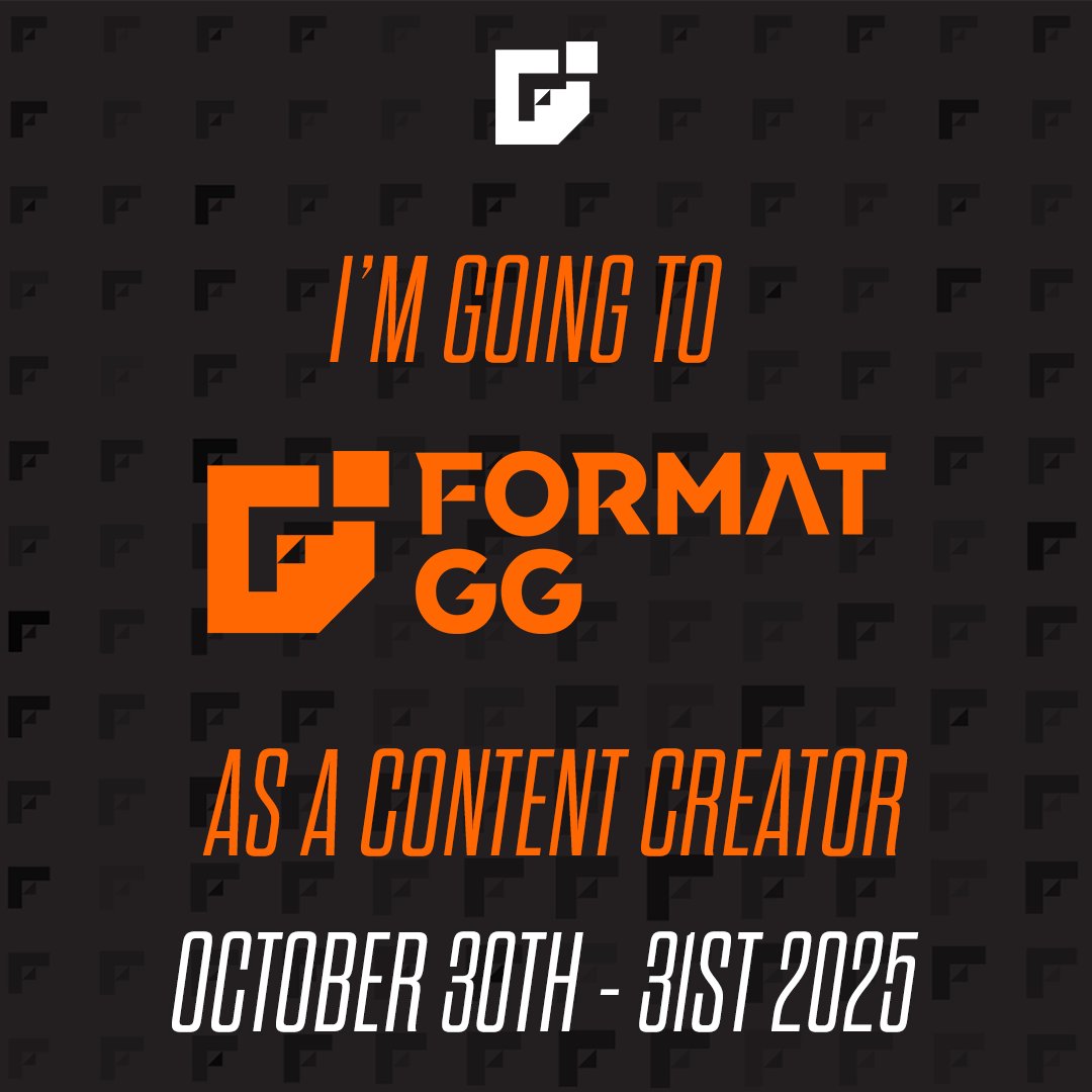 creepingjesus00's tweet image. Excited to announce that I’ve been invited to @Format_Group this year as a content creator. Can’t wait to hit Liverpool in October and see you all there! #Format #FormatGG