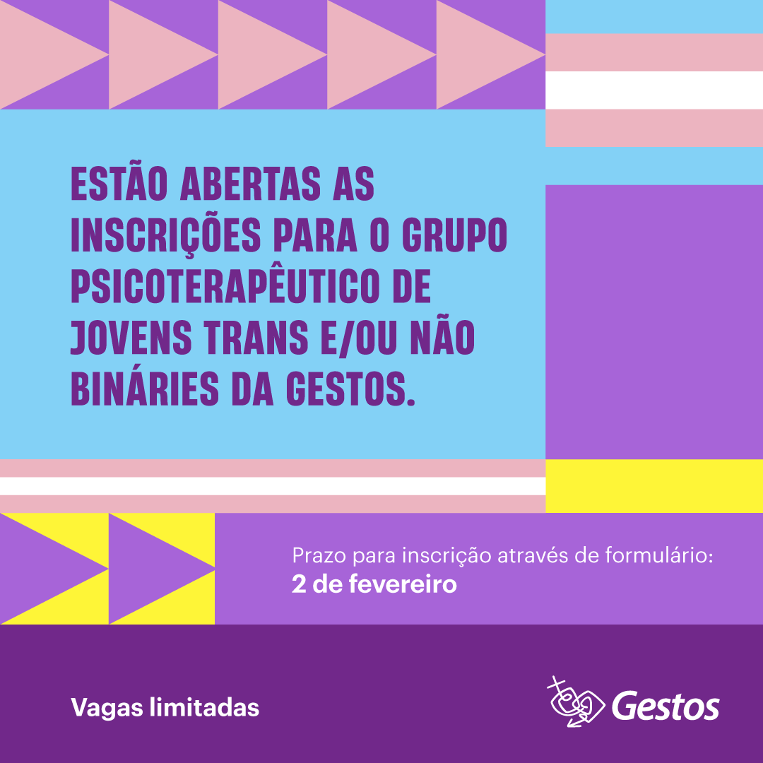 Gestos - Soropositividade, Comunicação e Gênero tweet media