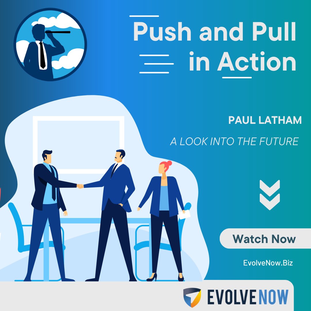 You’ve heard of the push-pull approach, but how does it look in practice? Join Paul as he takes us through Push and Pull in Action, on A Look Into the Future! 🔭 WATCH NOW: bit.ly/3F0ZI51 

#EvolveNow #LIFT #MostRelevantAdvsior #FutureofCPE
