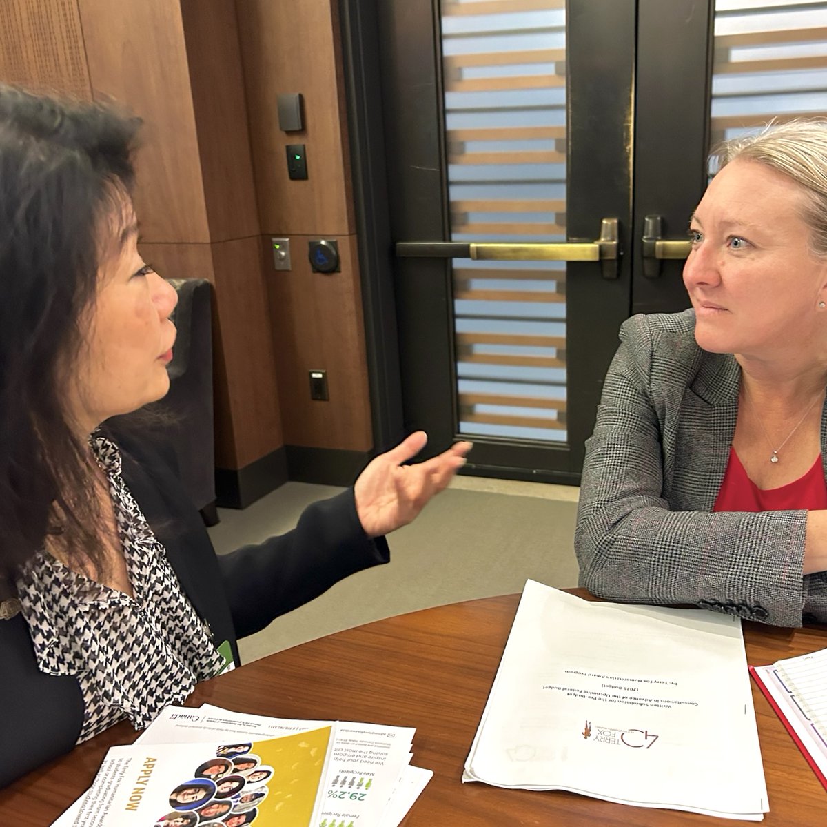 Hon <a href="/MonaFortier/">Mona Fortier 🇨🇦</a> shared her tremendous support for the #TerryFoxHumanitarianAward and her dedication to continuing Terry’s incredible legacy in an insightful conversation with <a href="/paulinac/">paulinac</a> last month.

#CDNpoli #CHPC #Canada #GovernmentofCanada