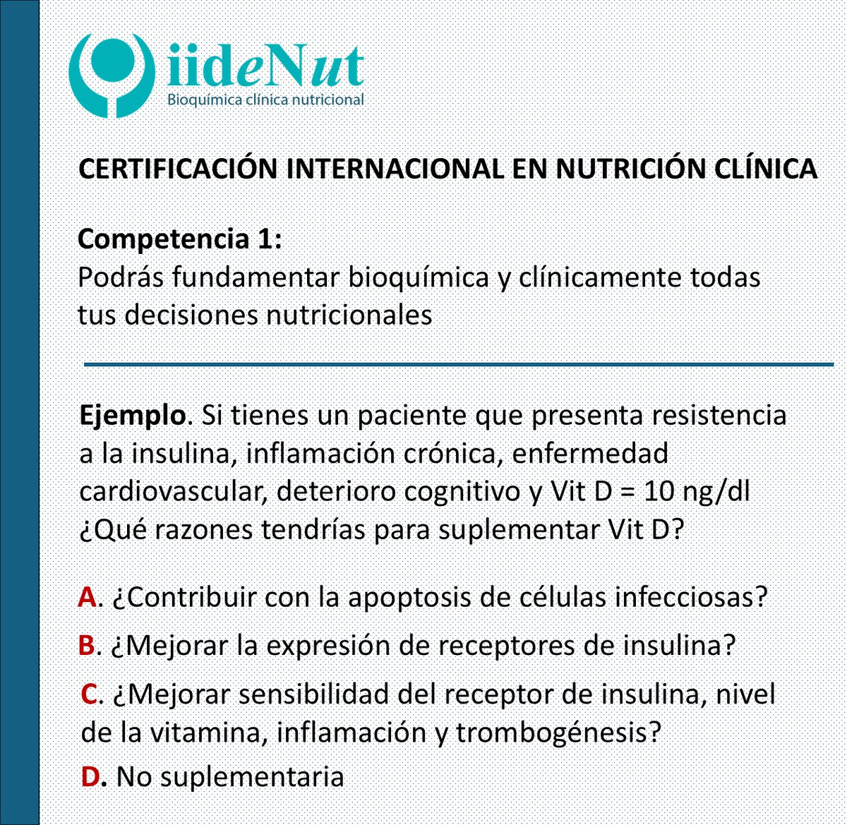 ¿Cuántas veces te han faltado argumentos para justificar o analizar una decisión?
.
Para lograrlo te ofrecemos: +500 horas de clases, #clasesSincronicasvía zoom (semanales), +50 #clasesAsincronicas, #aulaVirtualdisponible 24/7 y más.
.
+INFO: iidenut.org/cursos/diploma…