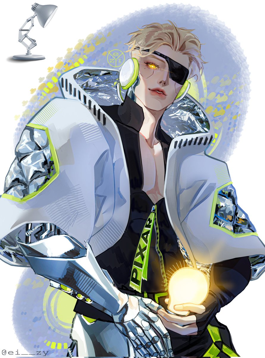 ei__zy's tweet image. Pixar Lamp as human 🔦 
#pixar #pixarlamp #digitalart #illustration