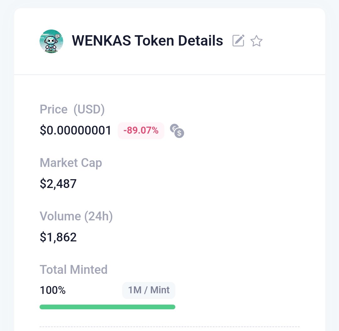 KRC20som's tweet photo. The dip before the rip! 🚀 $WENKAS is primed for takeoff—don’t sleep on this chance. When it pumps, you'll wish you bought more! 🚀🔥
You see red I see profits #DYOR
#WENKAS #BuyTheDip $NVDA #HODL #Deepseek #CryptoMoon $Botify #KRC20 #NVIDIA #BBMzansi #China #Froppy https://t.co/OqXIhFhGyb