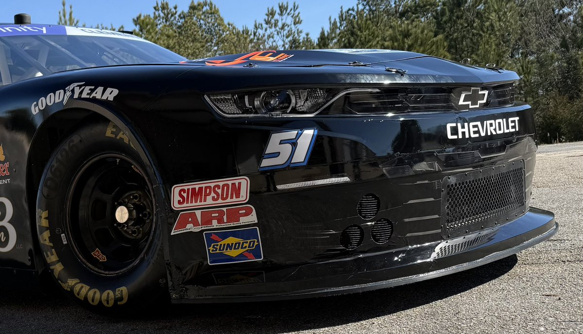 JCR_Clements51's tweet photo. Just a day away from the first 2025 @NASCAR_Xfinity on-track 🎬! 
@JClements51 &amp; crew have this new @TeamChevy #Chevrolet ready to go 
@XfinityRacing testing 📈tomorrow @ #TheRock 🪨@Rockingham1965 
Appreciate ALL our Great Partners for their support!
#SupportThoseThatSupportJCR https://t.co/b7eK8R1TXp