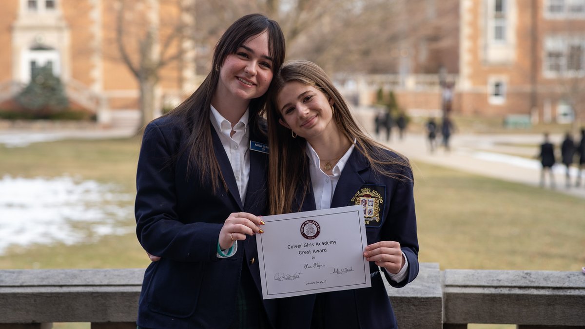 CulverAcademies's tweet image. Congratulations to the 9️⃣8️⃣ girls who received their CGA Crest yesterday! The Crest Ceremony is a new CGA student's rite of passage, marking full acceptance into Culver Girls Academy and readiness for further leadership training within the prefect system.  #InTheMaking