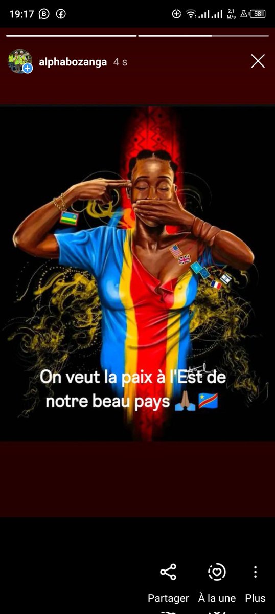 AlphaBozanga's tweet photo. Nous voulons la paix dans l'Est de notre beau pays 🙏🏽🇨🇩 
Nous finirons victorieux 🇨🇩🇨🇩💪 https://t.co/GJq5ATiJI6