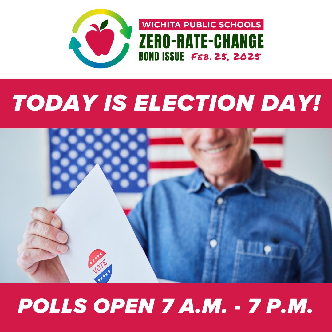 The   WPS bond issue is on the ballot!

With this zero-rate-change bond issue,   we can address real needs that would help improve student performance and   prepare our students for success in today’s rapidly changing world.

To learn more, visit usd259.org/bond25