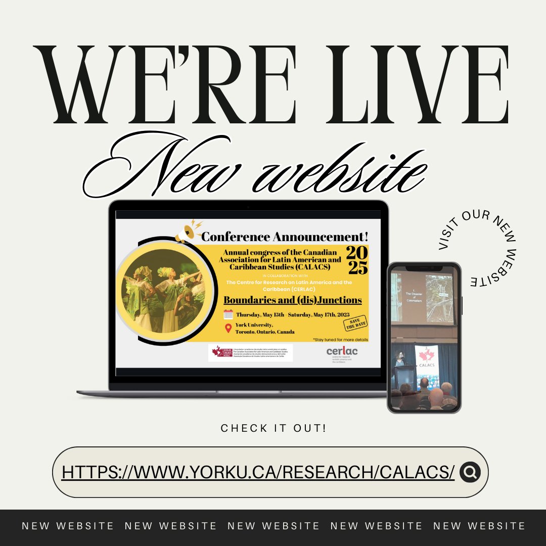 Exciting News! 🌟   

The new CALACS website is LIVE! 🎉 Explore our mission, services, resources, and events designed for YOU. 
Check it out: yorku.ca/research/calac… 💻
✨ Share your thoughts!  

#CALACS #NewWebsite #CommunitySupport
