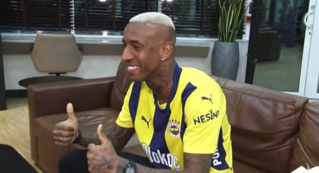 Talisca çubuklu formayı giydi!