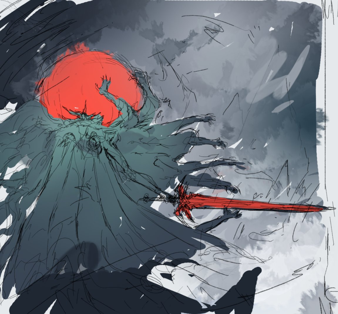 CcrawlerArt's tweet photo. I think I'll start adding rough colors to sketches from now on... doesn't take much and really helps with the planning. https://t.co/tl4P8qTFEU