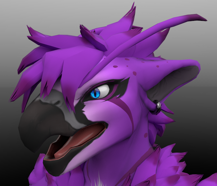 DesignatedDev's tweet photo. I almost forgot to post this, but it looks like there's another version of keb again! This time sporting a #biridious #avatar from tokyozilla for use in #Resonite. https://t.co/Obm1nDx9G2