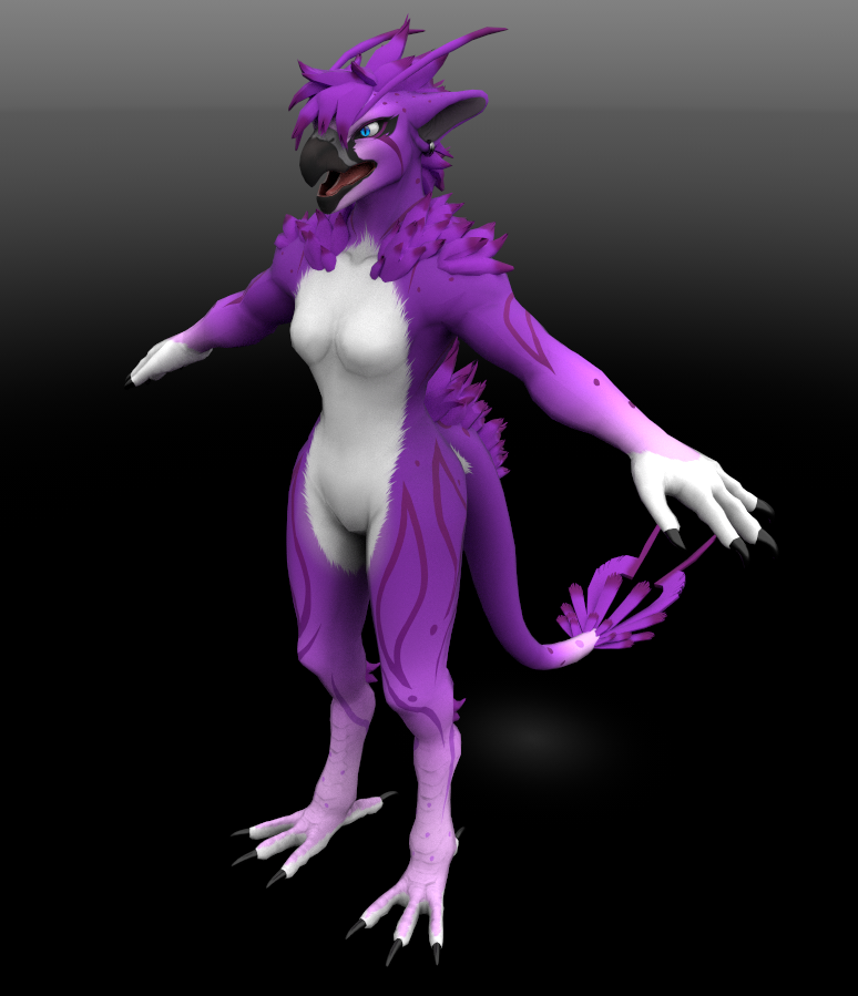 DesignatedDev's tweet photo. I almost forgot to post this, but it looks like there's another version of keb again! This time sporting a #biridious #avatar from tokyozilla for use in #Resonite. https://t.co/Obm1nDx9G2