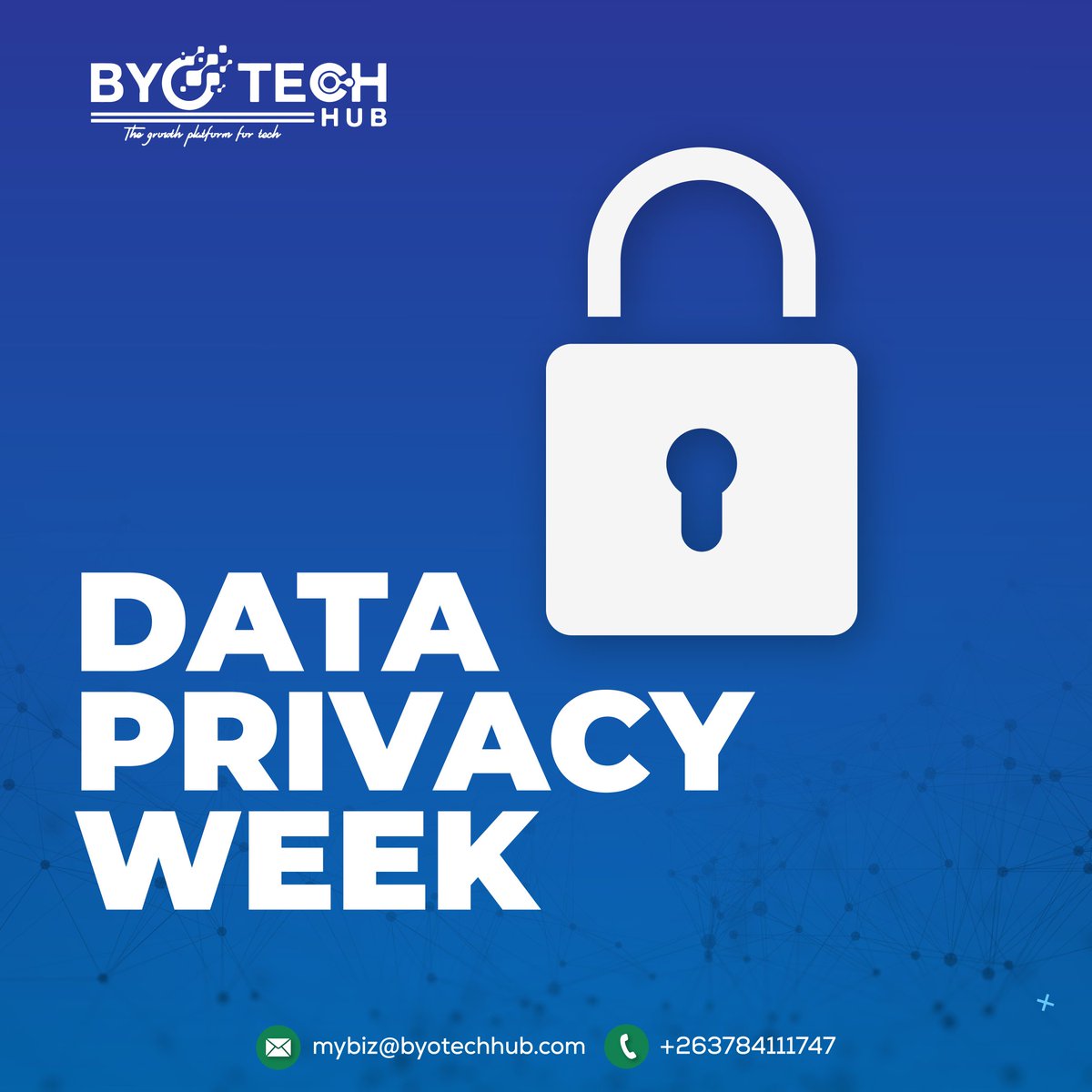 📱💻 Join Byo Tech Hub this week as we raise awareness about the importance of data privacy. Let’s work together to protect our digital lives and create a safer, smarter online world. 🌐
#dataprivacyday
#YourDataYourRight
#OwnYourPrivacy
<a href="/ISOCZIM/">ISOC Zimbabwe</a> <a href="/Techzim/">Techzim</a> <a href="/izonehub/">iZoneHub Zim🇿🇼</a>